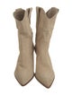 Larroude Suede Western Boots
