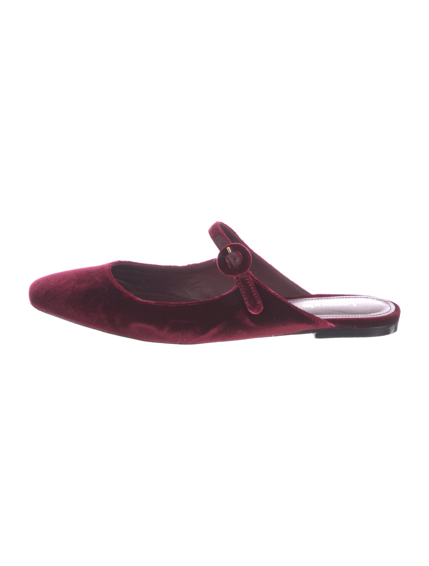 Larroude Velvet Mules