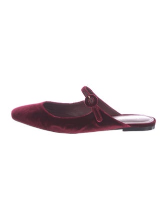 Larroude Velvet Mules