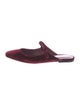 Larroude Velvet Mules