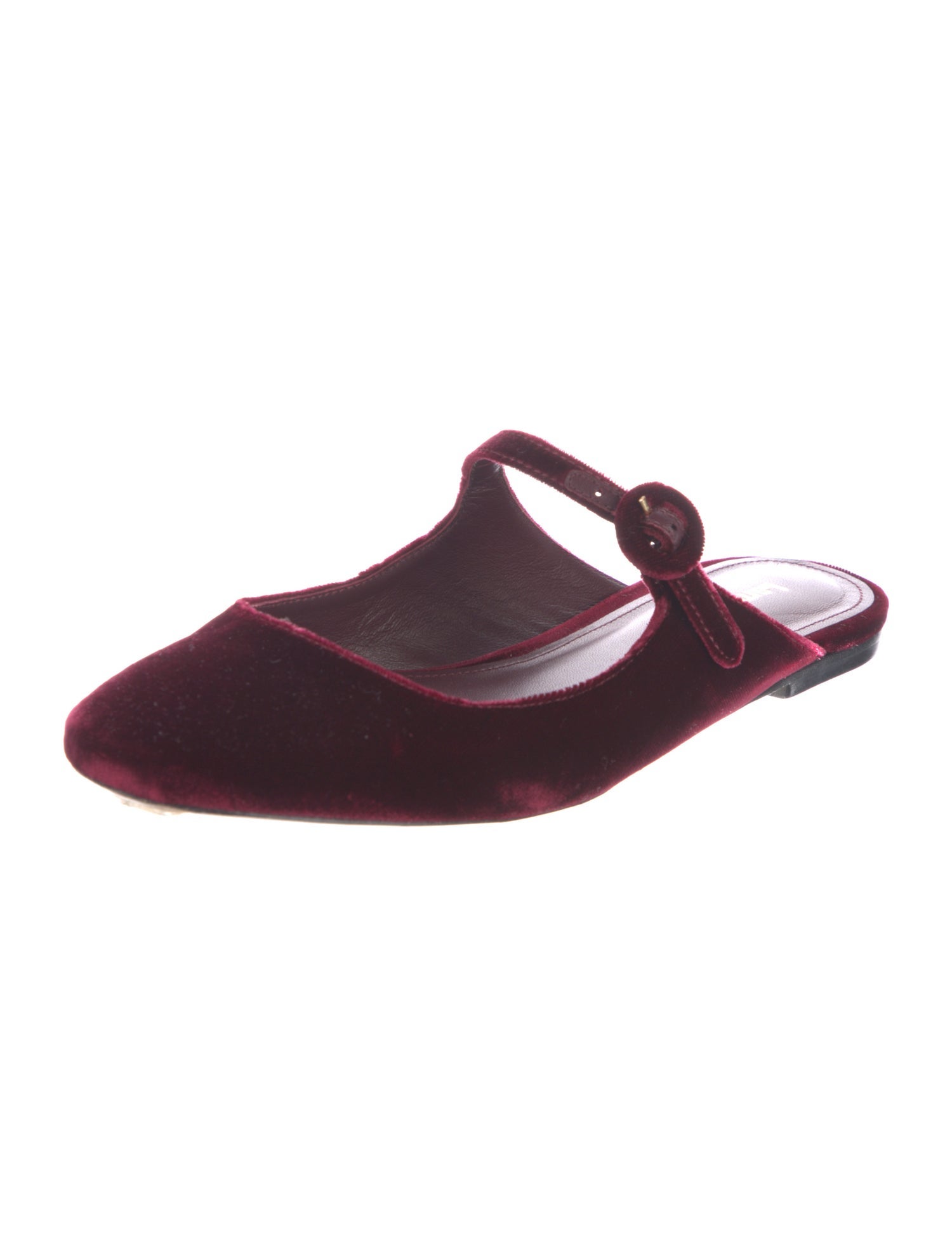Larroude Velvet Mules