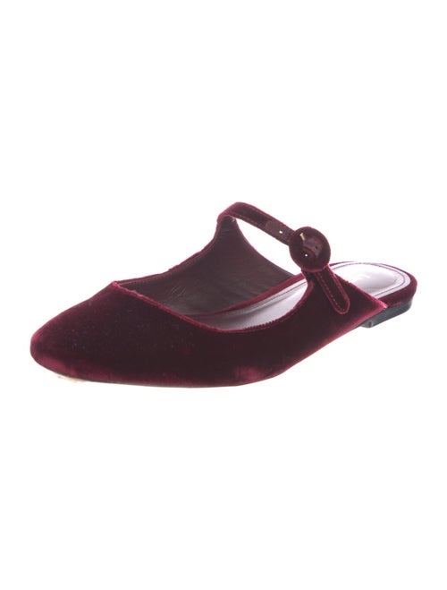 Larroude Velvet Mules