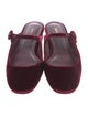 Larroude Velvet Mules