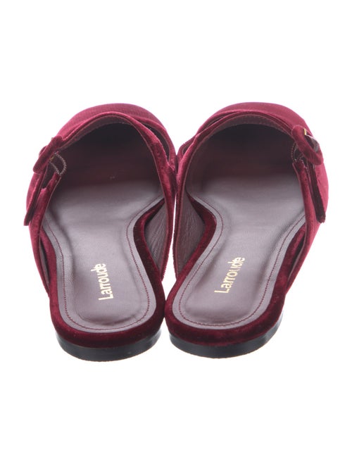 Larroude Velvet Mules