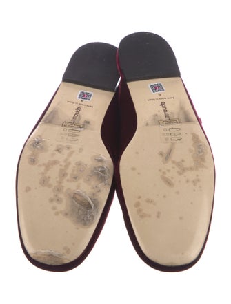 Larroude Velvet Mules