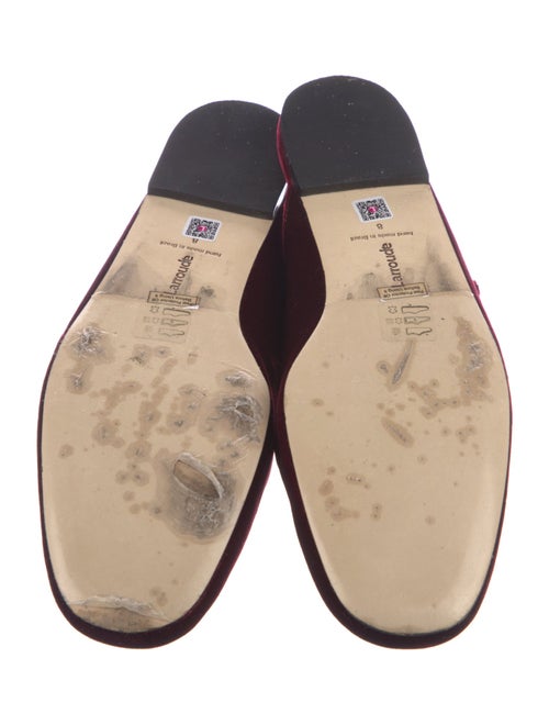 Larroude Velvet Mules