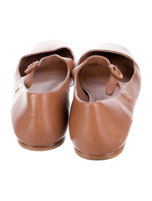 Larroude Leather Mary Jane Flats