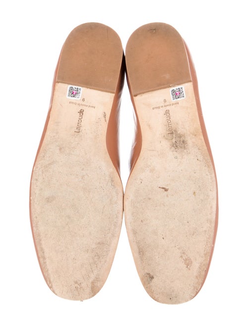 Larroude Leather Mary Jane Flats
