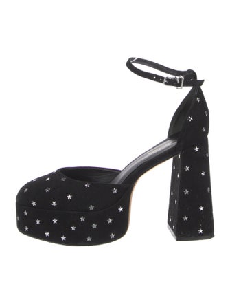 Larroude Suede D'Orsay Pumps