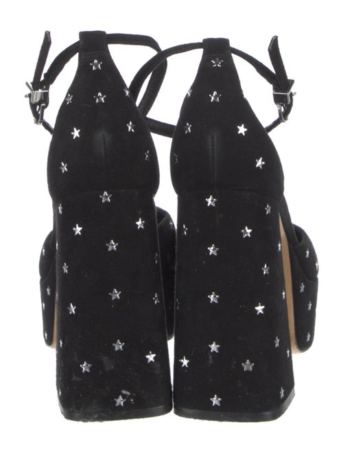 Larroude Suede D'Orsay Pumps