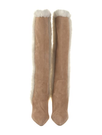 Larroude Suede Boots