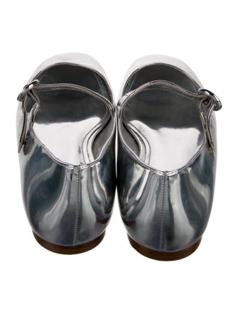 Larroude Patent Leather Mary Jane Flats