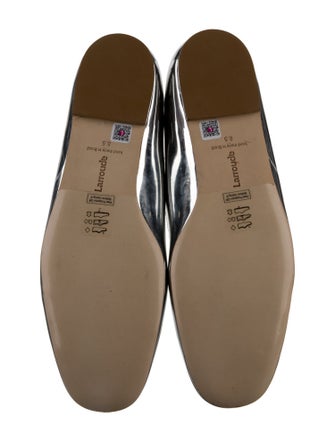 Larroude Patent Leather Mary Jane Flats