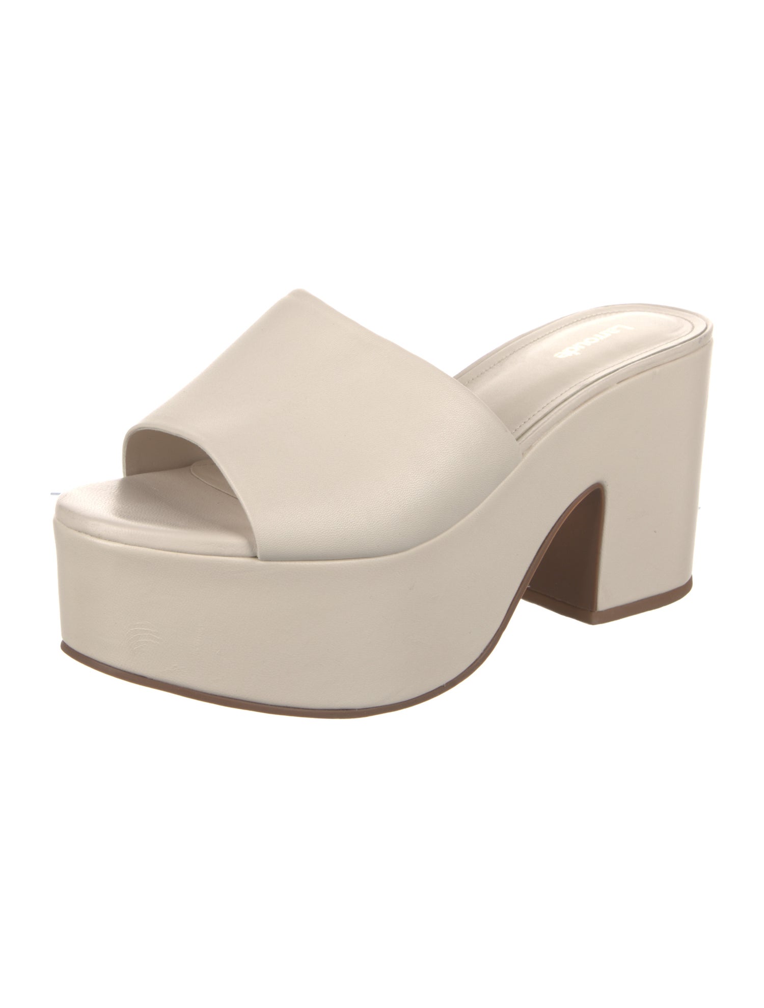 Larroude Leather Slides