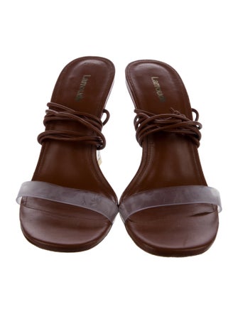Larroude Leather Sandals