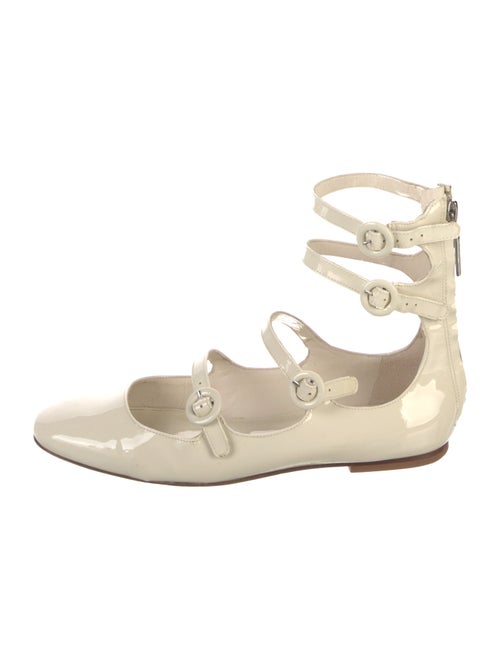 Larroude Patent Leather Mary Jane Flats
