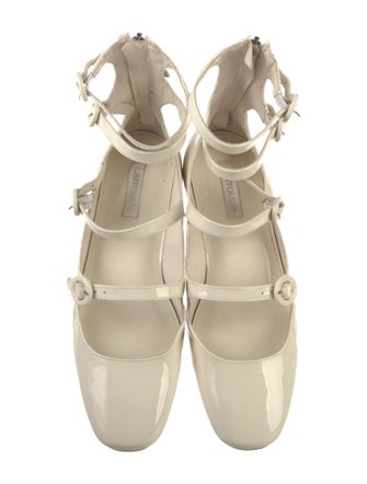 Larroude Patent Leather Mary Jane Flats
