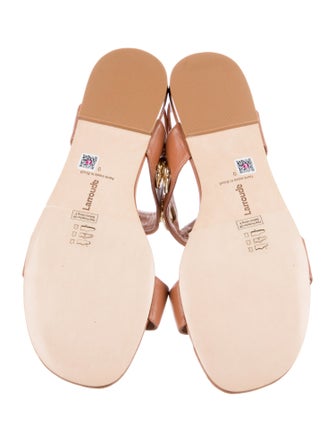 Larroude Leather Gladiator Sandals