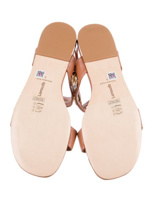 Larroude Leather Gladiator Sandals