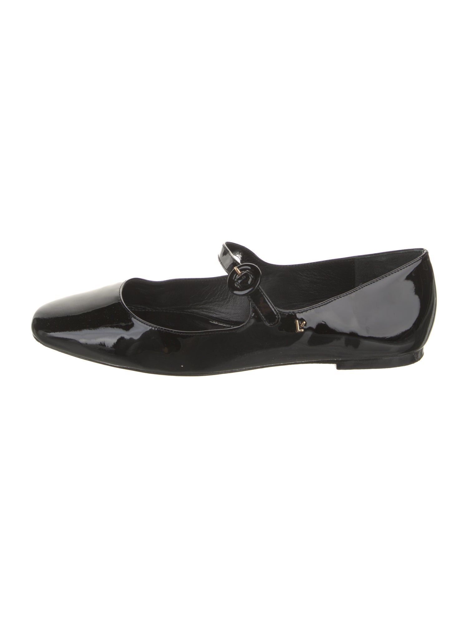 Larroude Patent Leather Mary Jane Flats