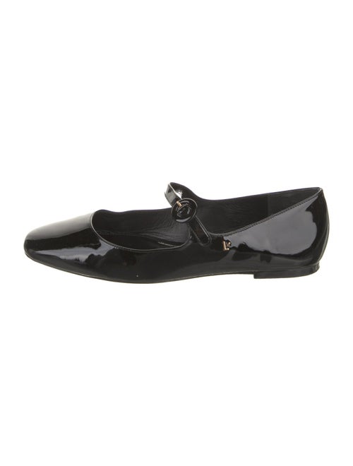 Larroude Patent Leather Mary Jane Flats
