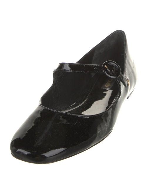 Larroude Patent Leather Mary Jane Flats