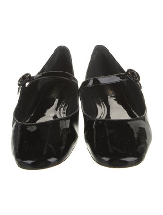 Larroude Patent Leather Mary Jane Flats