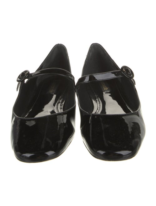 Larroude Patent Leather Mary Jane Flats