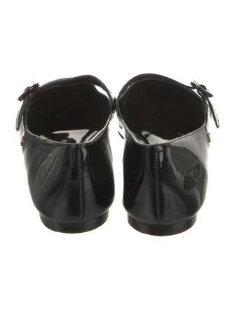 Larroude Patent Leather Mary Jane Flats