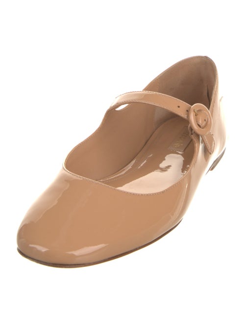 Larroude Patent Leather Mary Jane Flats