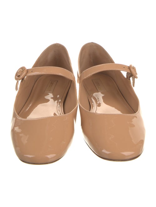 Larroude Patent Leather Mary Jane Flats