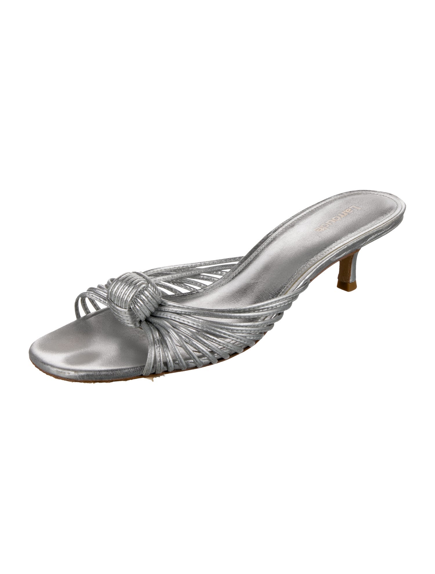 Larroude Leather Slides