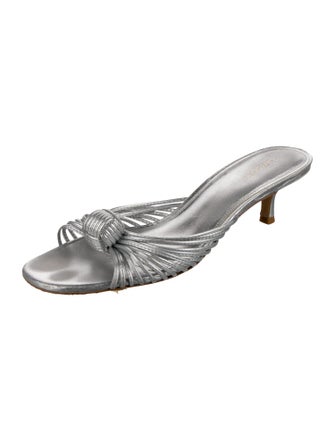 Larroude Leather Slides