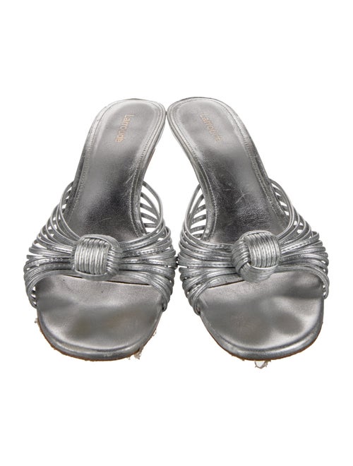 Larroude Leather Slides