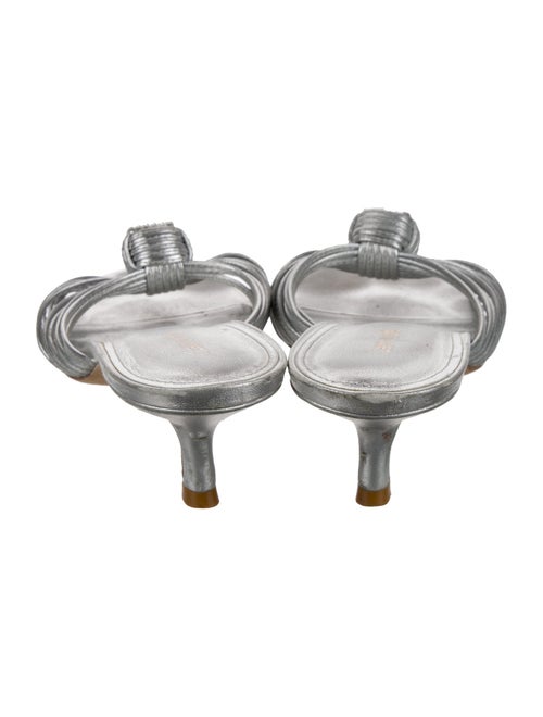 Larroude Leather Slides