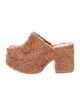 Larroude Shearling Mules