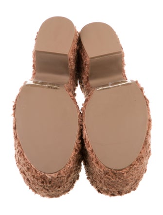 Larroude Shearling Mules