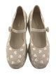 Larroude Jute Printed Pumps