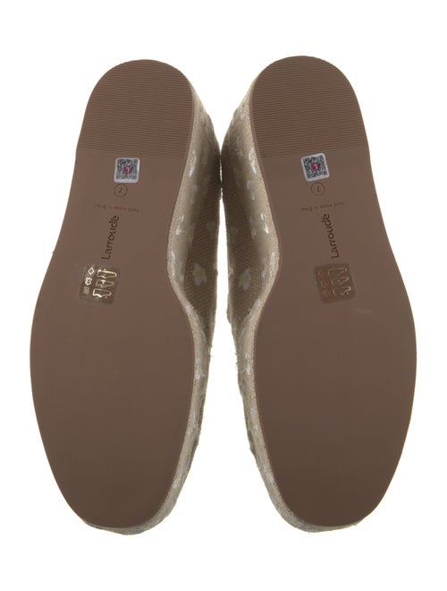 Larroude Jute Printed Pumps