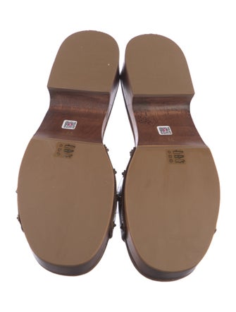 Larroude Patent Leather Slides