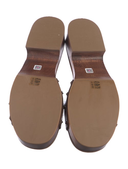 Larroude Patent Leather Slides