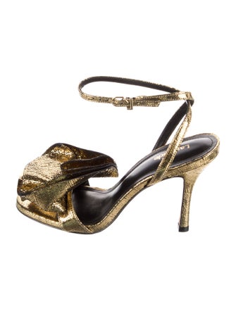 Larroude Leather Sandals