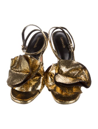 Larroude Leather Sandals