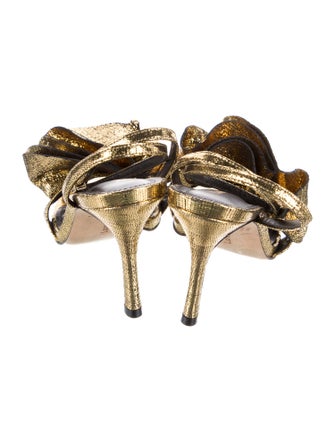 Larroude Leather Sandals