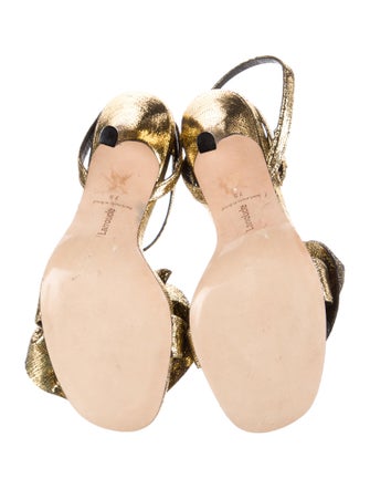 Larroude Leather Sandals