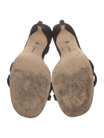 Larroude Suede Slingback Sandals