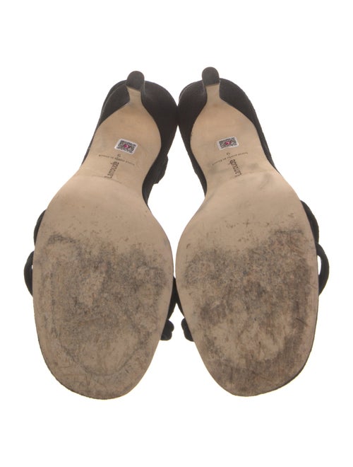 Larroude Suede Slingback Sandals