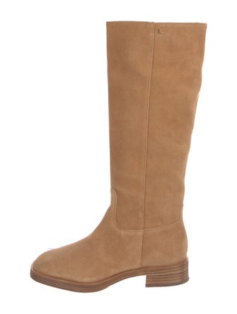 Larroude Suede Riding Boots