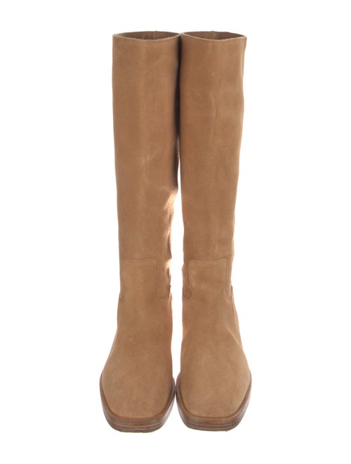 Larroude Suede Riding Boots