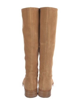 Larroude Suede Riding Boots